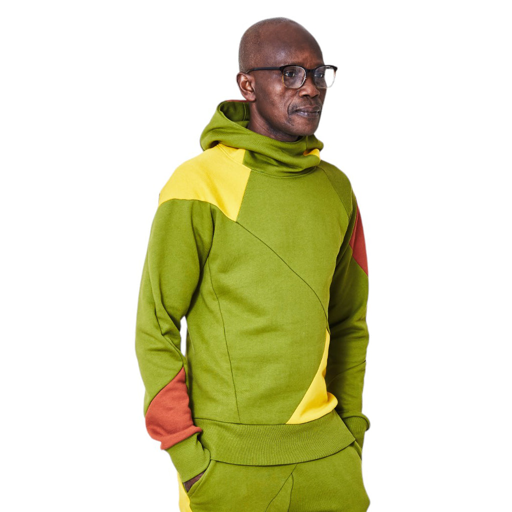 Hoodie Puzzle grün