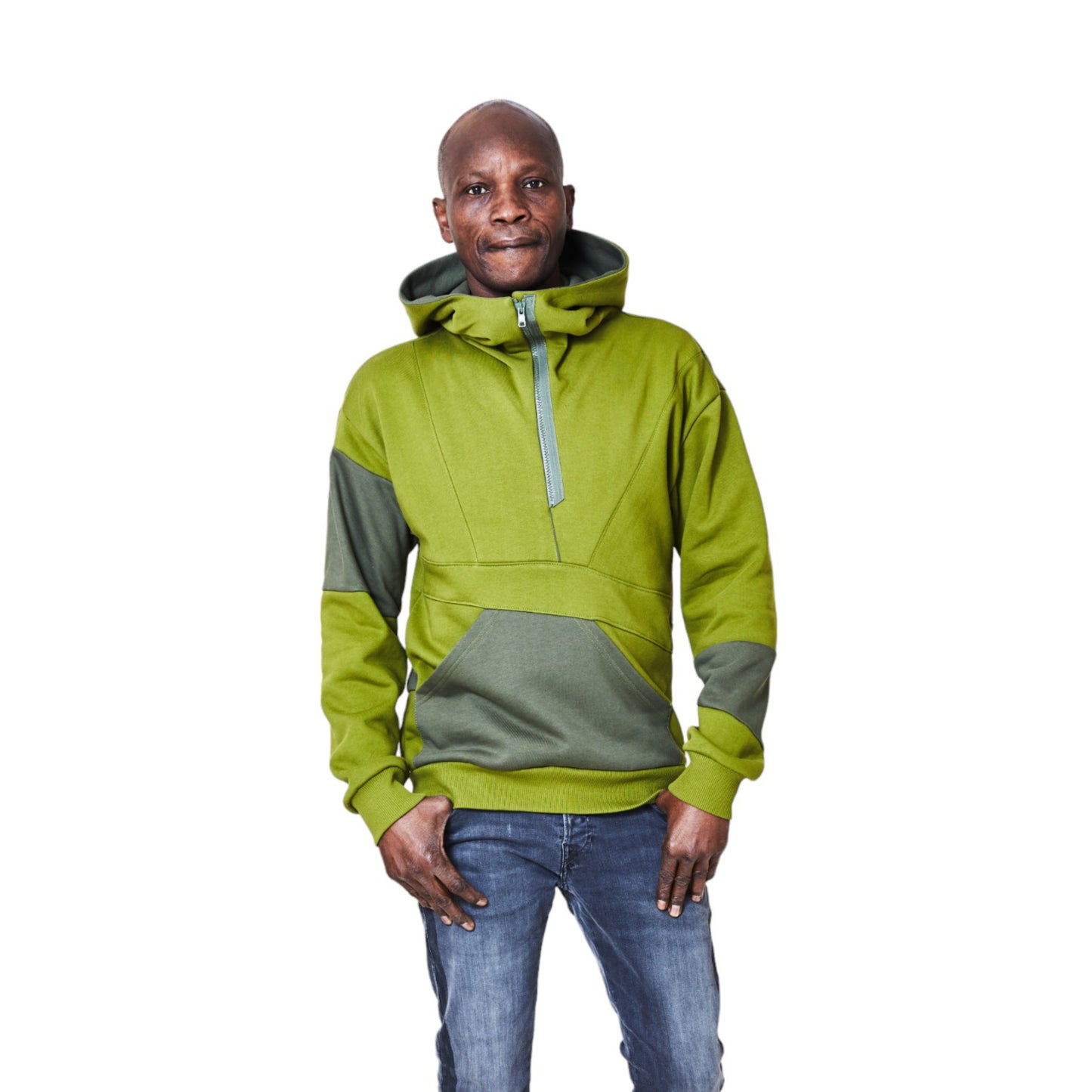 Hoodie Hamstertasche grün