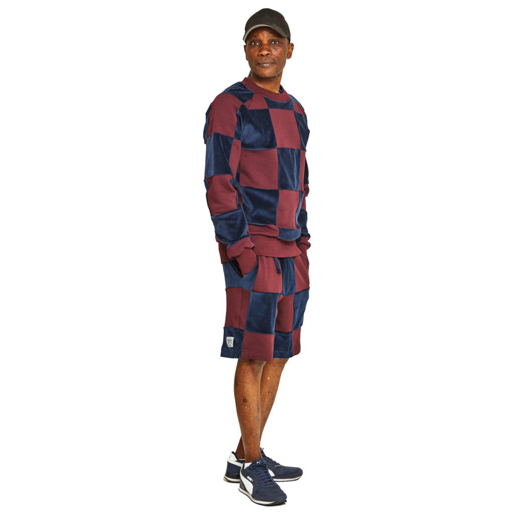Unisex Pullover große Quadrate